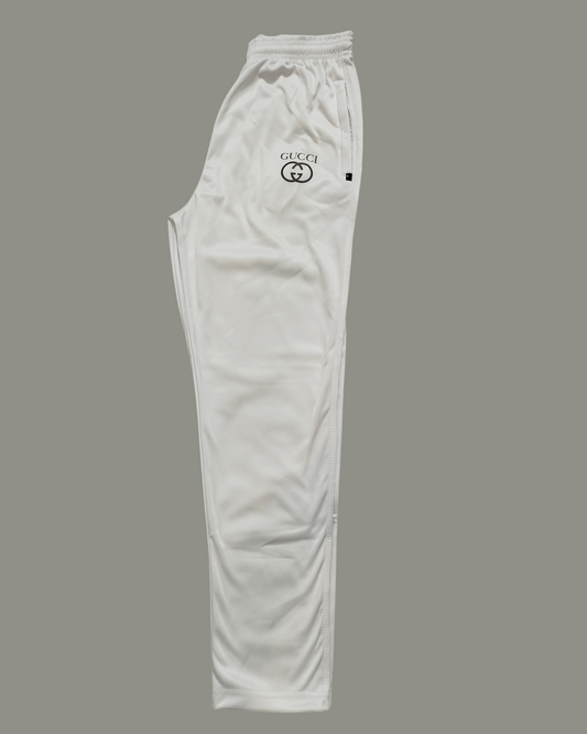 White gucci performance fit | Track pants